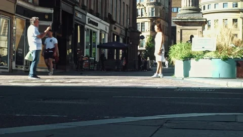 Newcastle City centre, Eldon Square Stock Footage 161481108