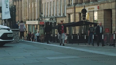 Newcastle City centre, Eldon Square Stock Footage 161481138