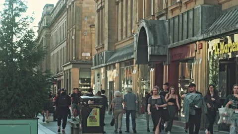 Newcastle City centre, Eldon Square Stock Footage 161556062