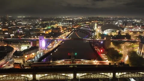 Newcastle Cityscape Timelapse Stock-Footage 260464972