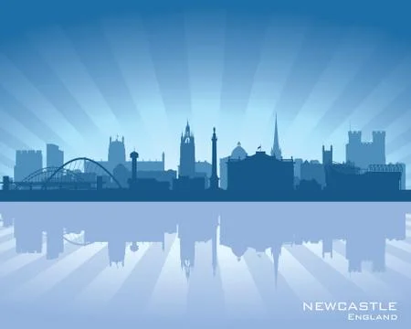 Newcastle, england skyline Stock Illustration
