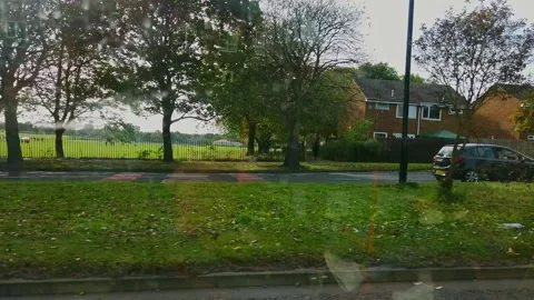 Newcastle Upon Tyne inside Bus view Stock Footage 162864199