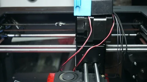 Newest 3D printers for serial Stock Footage 89147103