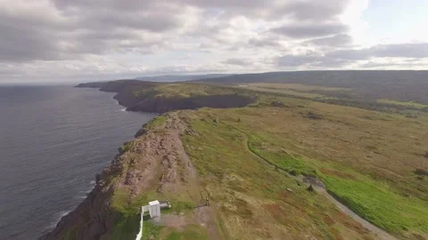 Newfoundland Cape Spear Lighthouse Video stock 175745776