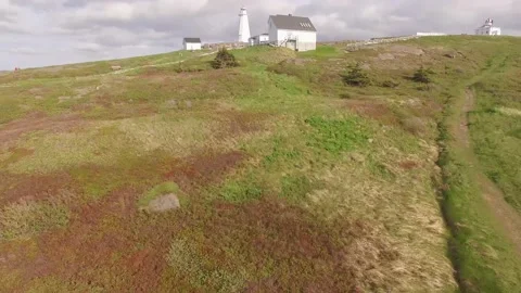 Newfoundland Cape Spear Lighthouse Video stock 175749001