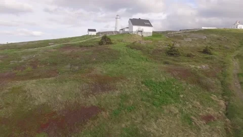 Newfoundland Cape Spear Lighthouse Stock Footage 175749788