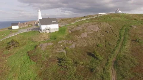 Newfoundland Cape Spear Lighthouse Stock-Footage 175750296