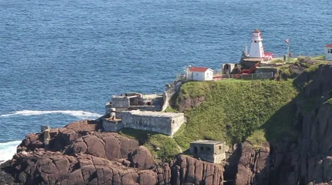 Newfoundland light house Stock Footage 54838282