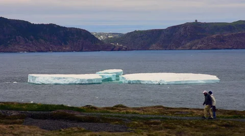 Newfoundland Ocean Scenery Stock Footage 64172899