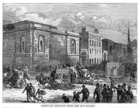 Newgate Prison, Smithfield Stock Illustration