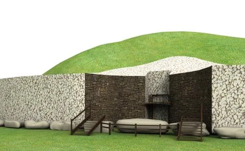 Newgrange 2 Stock Illustration