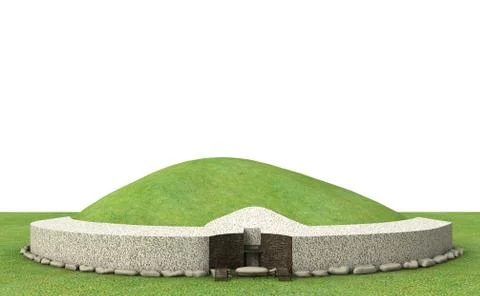 Newgrange 4 Stock Illustration