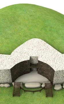 Newgrange 5 Stock Illustration