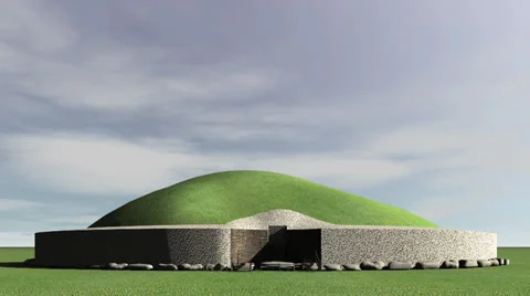 Newgrange Stock Footage 26182778