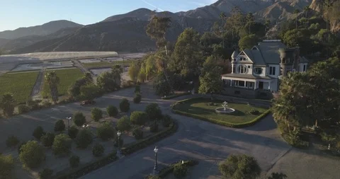 Newhall Los Angeles Push In Stock Footage 109183765