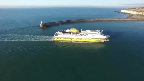 Newhaven to Dieppe ferry Stock Footage 70423554