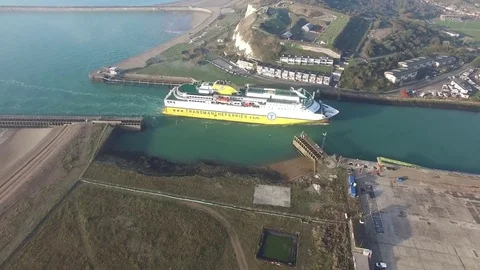 Newhaven to Dieppe ferry Stock Footage 70423850