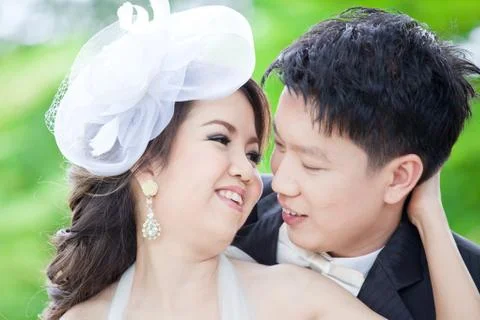 Newleweds couples Stock Photos