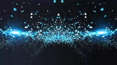NewLook Particles Logo Animation Stock After Effects