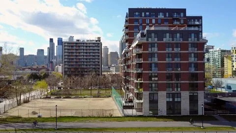 Newly built and under construction condos. Video stock 86018579