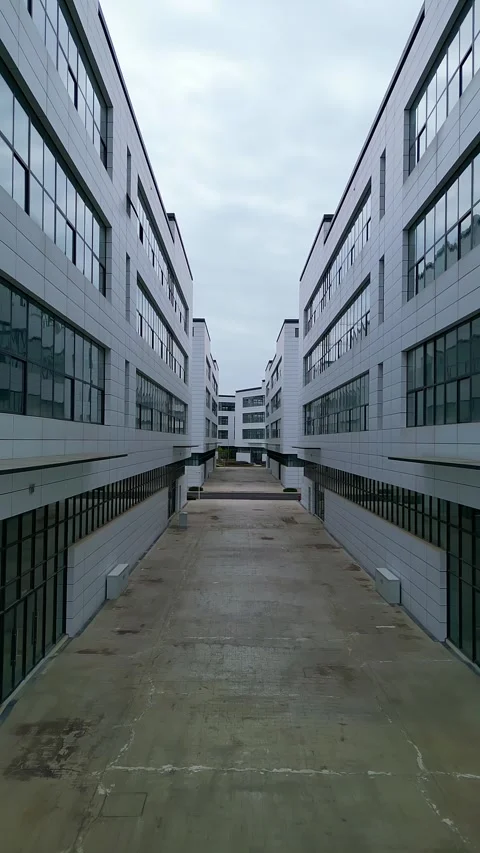 Newly built buildings in the conductor technology zone Stock Footage 321353751