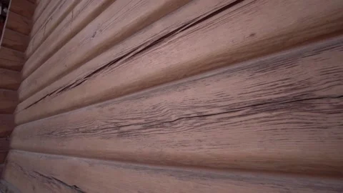 A newly built log bathhouse Stock Footage 231992177