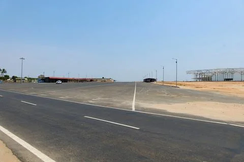 Newly constructing terminal bus stand in Erode City Stock Photos