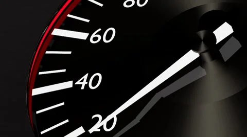 Newly designed speedometer Stock-Footage 8567253