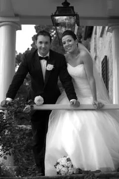 Newly Married Foto stock