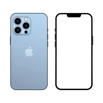 Newly released iphone 13 pro Stock Illustration