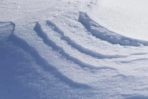 Newly  snow as Background Foto stock