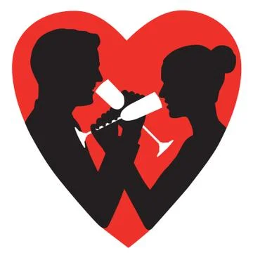 Newly Weds Stock Illustration