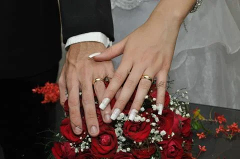 Newlyweds Stock Photos