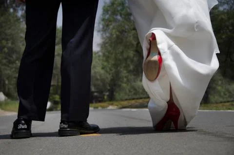 The newlyweds Stock Photos