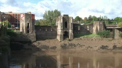 Newport Castle Stock Footage 12234109