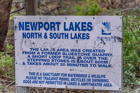 Newport lake, the area was created from a former Bluestone Quarry and is a .. Foto stock