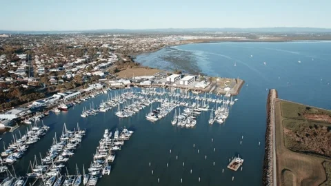 Newport Marina Hyperlapse Video stock 245715000
