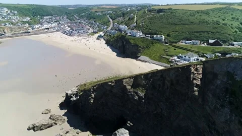 Newquay Beach - Cornwall - 6 Stock Footage 166496452