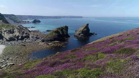 Newquay Coast - Cornwall - 3 Stock Footage 166496450