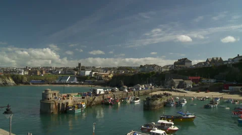 Newquay Timelapse Video stock 33446382