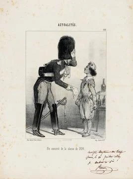 News. / 133. / A conscript of the 1826 class. (Registered title (letter)) ... Stock Photos