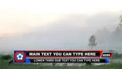 News 1st Lower Third Stock After Effects