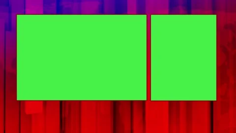 News 2 Window Screen-IV Stock Footage 146061762