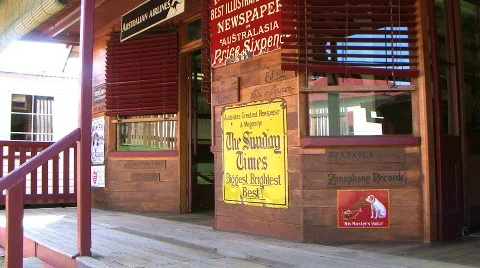 News agent Stock Footage 770673