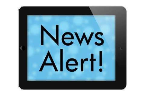 News Alert Stock Illustration