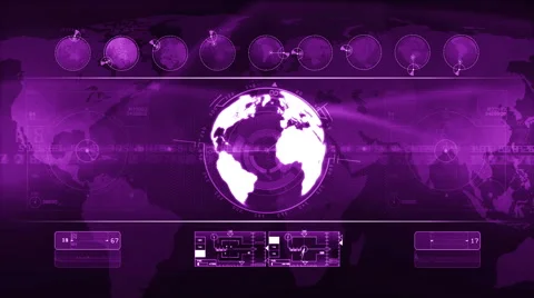 News and technology background LOOP purple Stock Footage 46264163