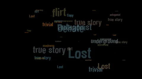News and time text. Stock Footage 950342