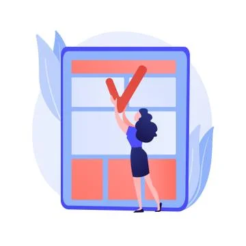 News article editing and proofreading vector concept metaphor. イラスト素材