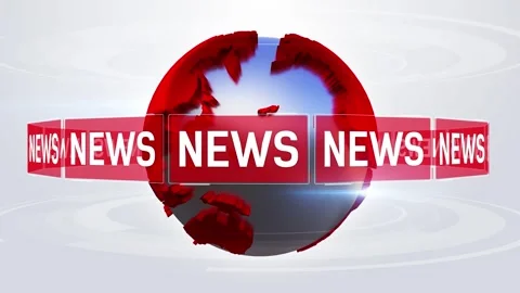 News Background Loop Stock Footage 345771840