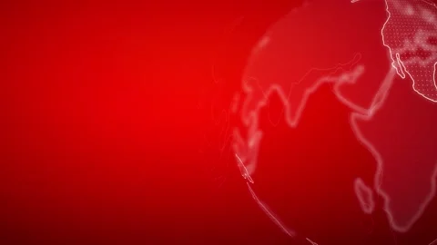 News Background Red Globe Loop Video stock 346741131